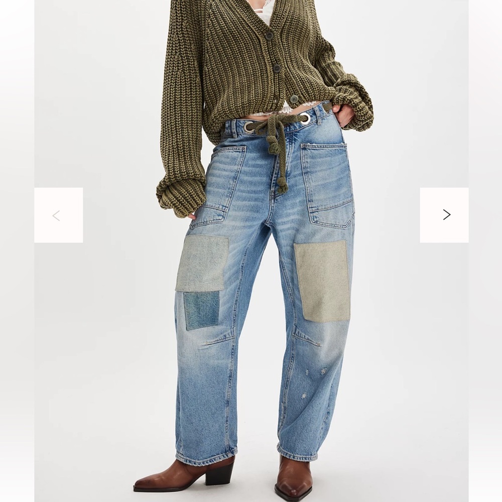 We The Free Moxie Pull-On Barrel Jeans